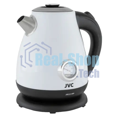 Чайник электрический JVC JK-KE1717 белый, объем 1,7л, максимальная мощность 2200 Вт