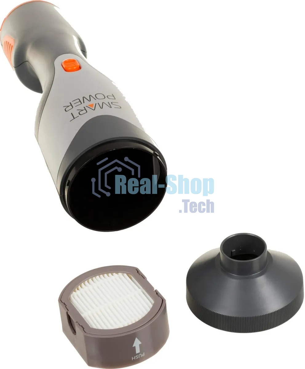 Пылесос автомобильный Berkut SVC-300 серый/оранжевый, 55/85 Вт, уборка сухая, пылесборник контейнер 0.35 л