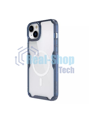 Чехол Nature TPU Pro Magnetic Case, синий, (AP IP15)