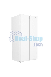 Холодильник Maunfeld MFF177NFWE белый двухкамерный 263/170л морозилка сбоку, No Frost, Side by Side