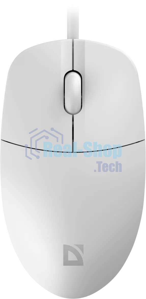 Мышь проводная Defender Azora MB-241 белый, 1200 dpi, USB, кнопки - 3