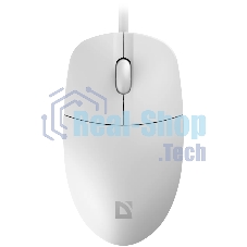 Мышь проводная Defender Azora MB-241 белый, 1200 dpi, USB, кнопки - 3