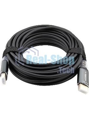 Кабель аудио-видео Cactus CS-HDMI-AOC-2-10 HDMI (m)/HDMI (m) 10м. позолоч.конт. черный