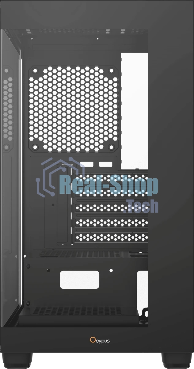 Компьютерный корпус Ocypus Gaммa C52 BK mATX/win/black/no PSU/Tempered Glass