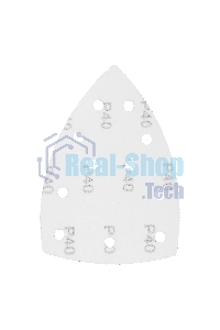 Треугольник абразивный Denzel на ворc. подложке под 