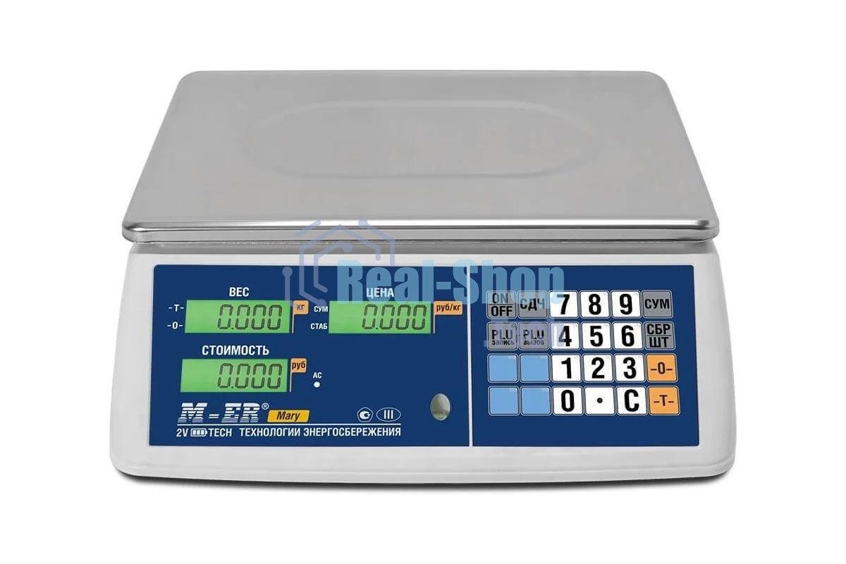 Торговые настольные весы MERTECH M-ER 223 AC-32.5 