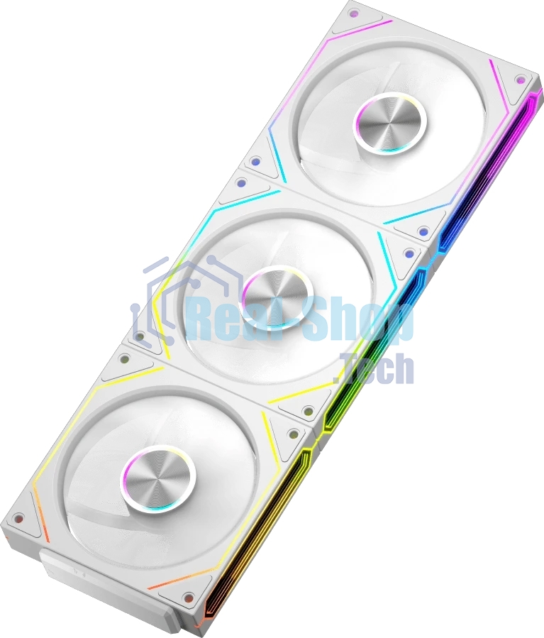 Вентилятор для корпуса PcCooler F3 X120 WH ARGb 120х120x25 белый 4-pin (F3X120-WHAC112-GL) Ret