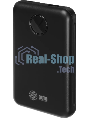Портативный аккумулятор Cactus CS-PBFSOA-10000 10000mAh 22.5W 4.5A USB-A/USB-C черный
