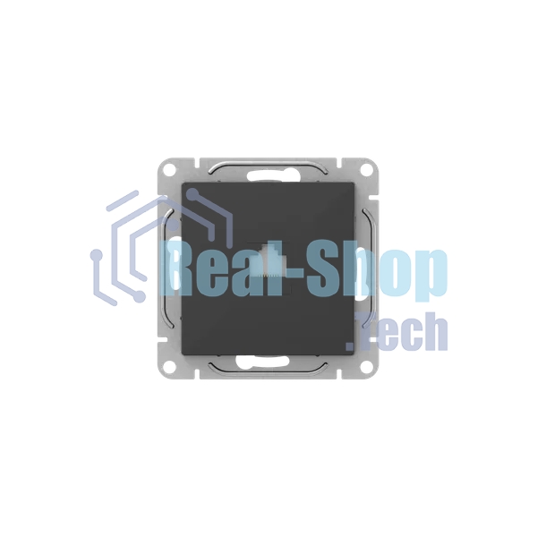 Механизм розетки RJ45 (cat5) EKF UP1-SOB-RJ45-5 черный Эпика
