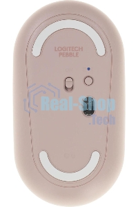 Мышь беспроводная Logitech Pebble M350 розовый, 1000 dpi, радиоканал, Bluetooth, USB, кнопки - 3