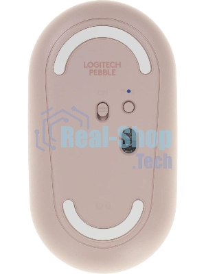 Мышь беспроводная Logitech Pebble M350 розовый, 1000 dpi, радиоканал, Bluetooth, USB, кнопки - 3