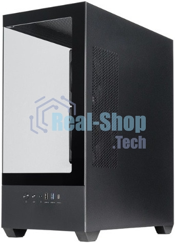 Компьютерный корпус Chieftec Vista черный без БП ATX 3x120мм 1xUSB2.0 1xUSB3.0 1xUSB3.1 audio bott PSU