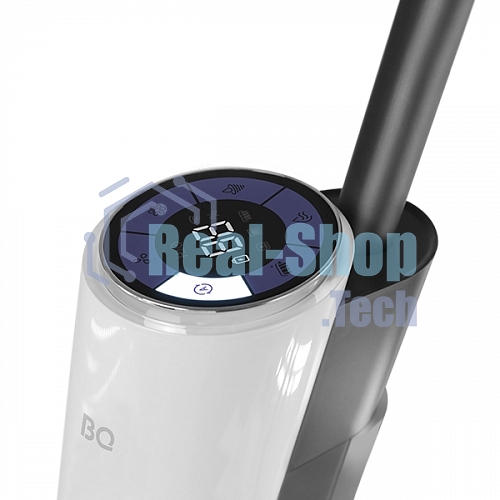 Моющий пылесос вертикальный BQ VCA1002W белый, питание от аккумулятора, 200 Вт, уборка влажная и сухая, пылесборник 0.75 л, бак для жидкости 0.85 л, работа от АКБ max 45 мин