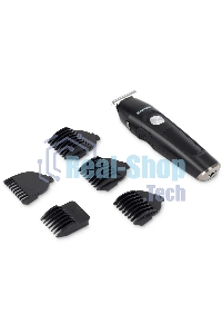 Машинка для стрижки Hyundai H-HC7120 черный/серебристый 5Вт (насадок в компл:10шт)