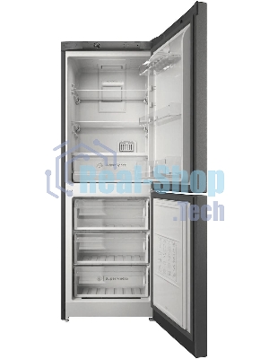 Холодильник Indesit ITS 4160 G серебристый двухкамерный 179/78л морозилка снизу, No Frost