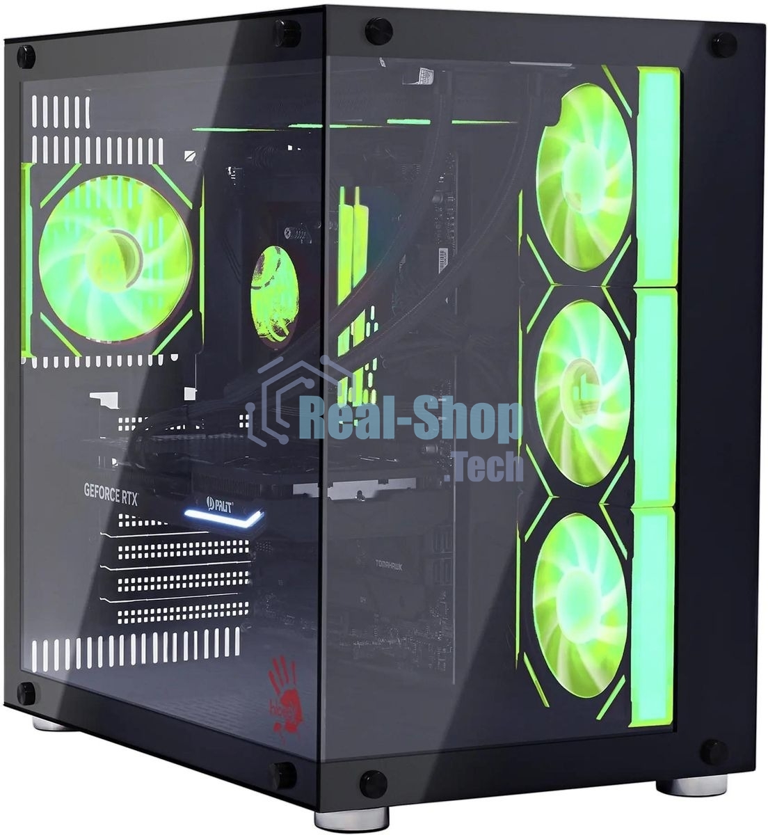 Компьютер Bloody BD-PC CZ79C3 MT i7 14700KF (3.4) 64Gb SSD 1Tb RTX 5070Ti 16Gb Win 11H 64 2.5xGbitEth 850W черный (RUS) (2129080)