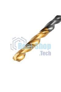 Сверло по металлу Denzel 2,5 мм, HSS-Tin, Golden Tip, 10 шт.