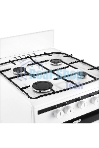 Плита газовая Hansa FCGW51001 белый, конфорок 4 шт, духовка 56 л, 50 см x 85 см x 60 см