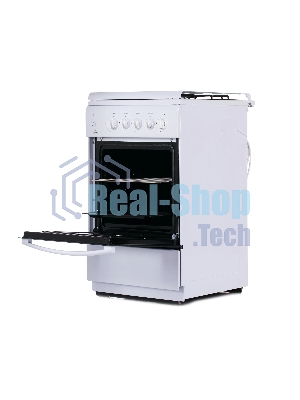 Газовая плита Flama FG 2411 W белый, конфорок 4 шт, духовка 50 л, 50 см x 85 см x 60 см