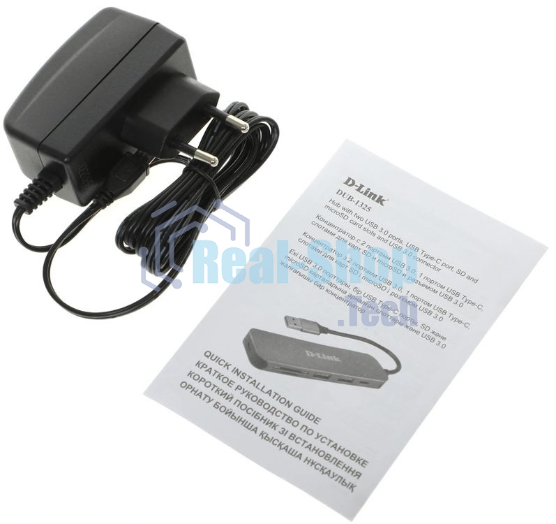 USB-концентратор D-Link DUB-1325/A2A, USB 3.0, USB 3.0, SD/microSD, USB