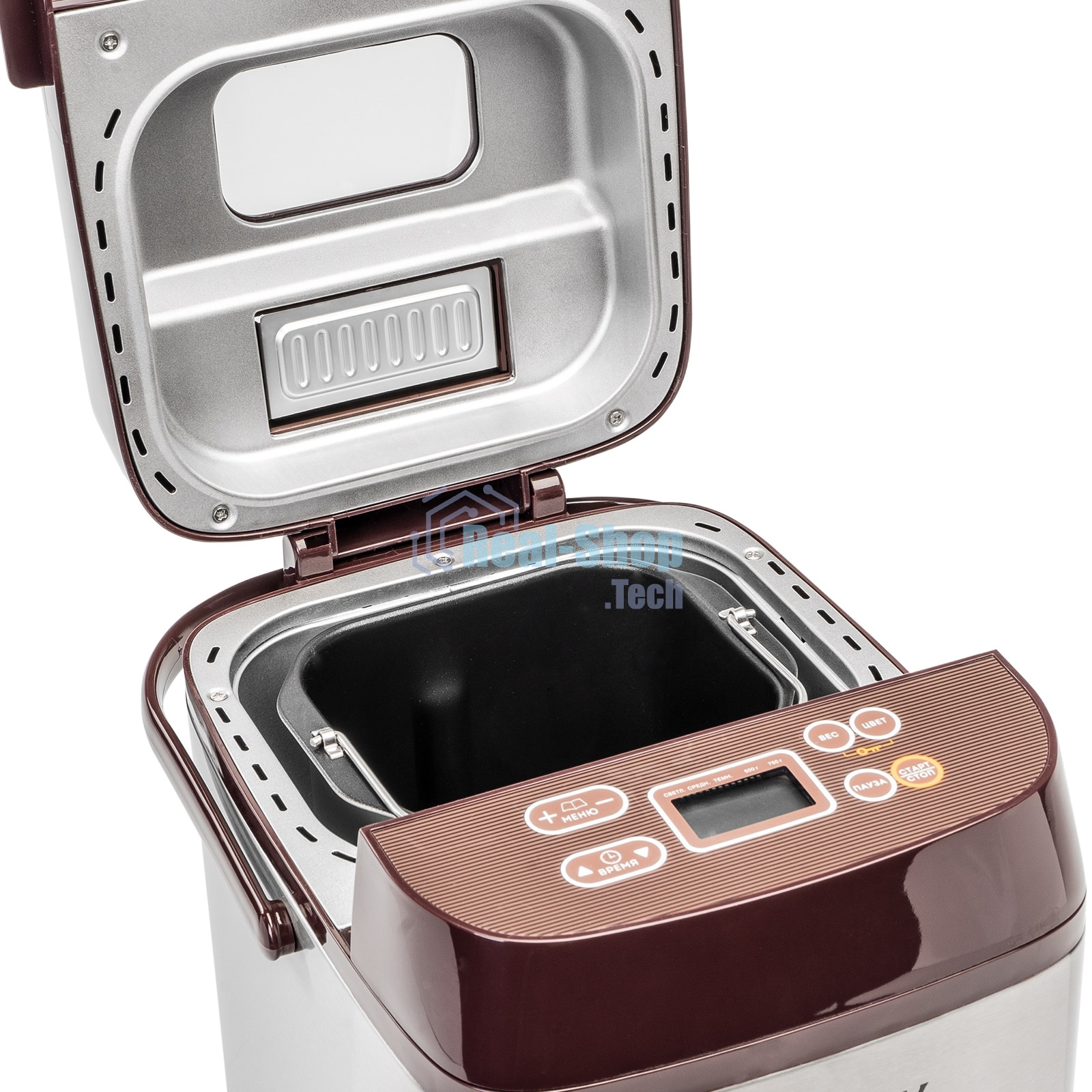 Хлебопечка Galaxy GL2700 серебристый/коричневый, 600 Вт, 0.75 кг, 19 программ