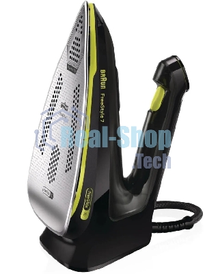 Утюг Braun FI7255GR черный/зеленый, 2000 Вт, 55 г/мин, 240 г/мин, 350 мл