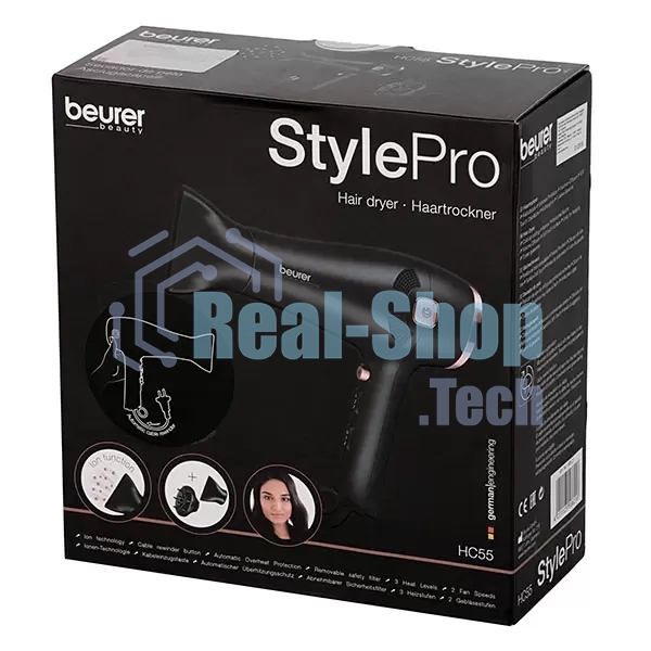 Фен Beurer HC55 2200Вт черный