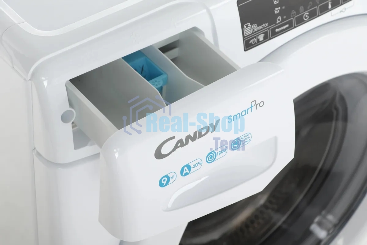 Стиральная машина Candy Smart Pro CSO 129T3/1-07 белый, загрузка фронтальная 9 кг, 1200 об/мин., класс: А