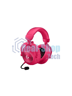 Гарнитура Logitech G Pro X 2 Lightspeed розовый, беспроводная + проводная, Bluetooth/USB/3.5 мм, до 50 ч