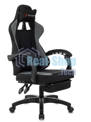 Кресло игровое Zombie Weaver черный/серый