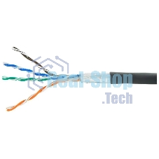 Кабель Cablexpert FPC-5051E-4-CU, FTP indoor 4x2x0.51, медный, кат.5e, однож., 305м, box, серый