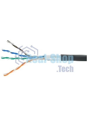 Кабель Cablexpert FPC-5051E-4-CU, FTP indoor 4x2x0.51, медный, кат.5e, однож., 305м, box, серый