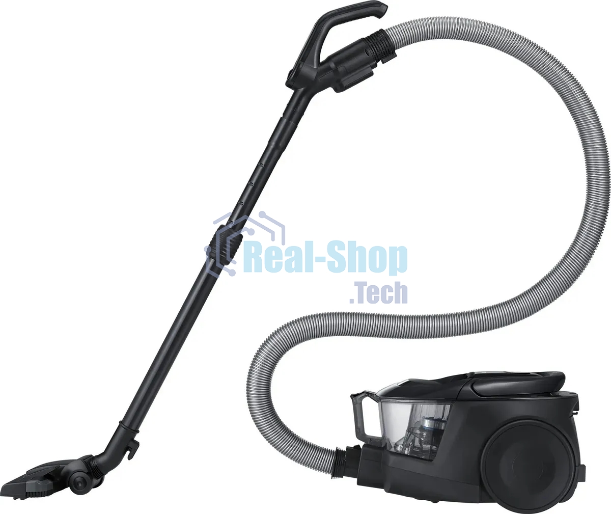 Пылесос Samsung VC18M31C0HG/EV черный, 380/1800 Вт, уборка сухая, пылесборник контейнер 2 л