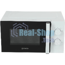 Микроволновая печь Gorenje MO20E1WH белый, 20 л, 800 Вт, переключатели - поворотный механизм