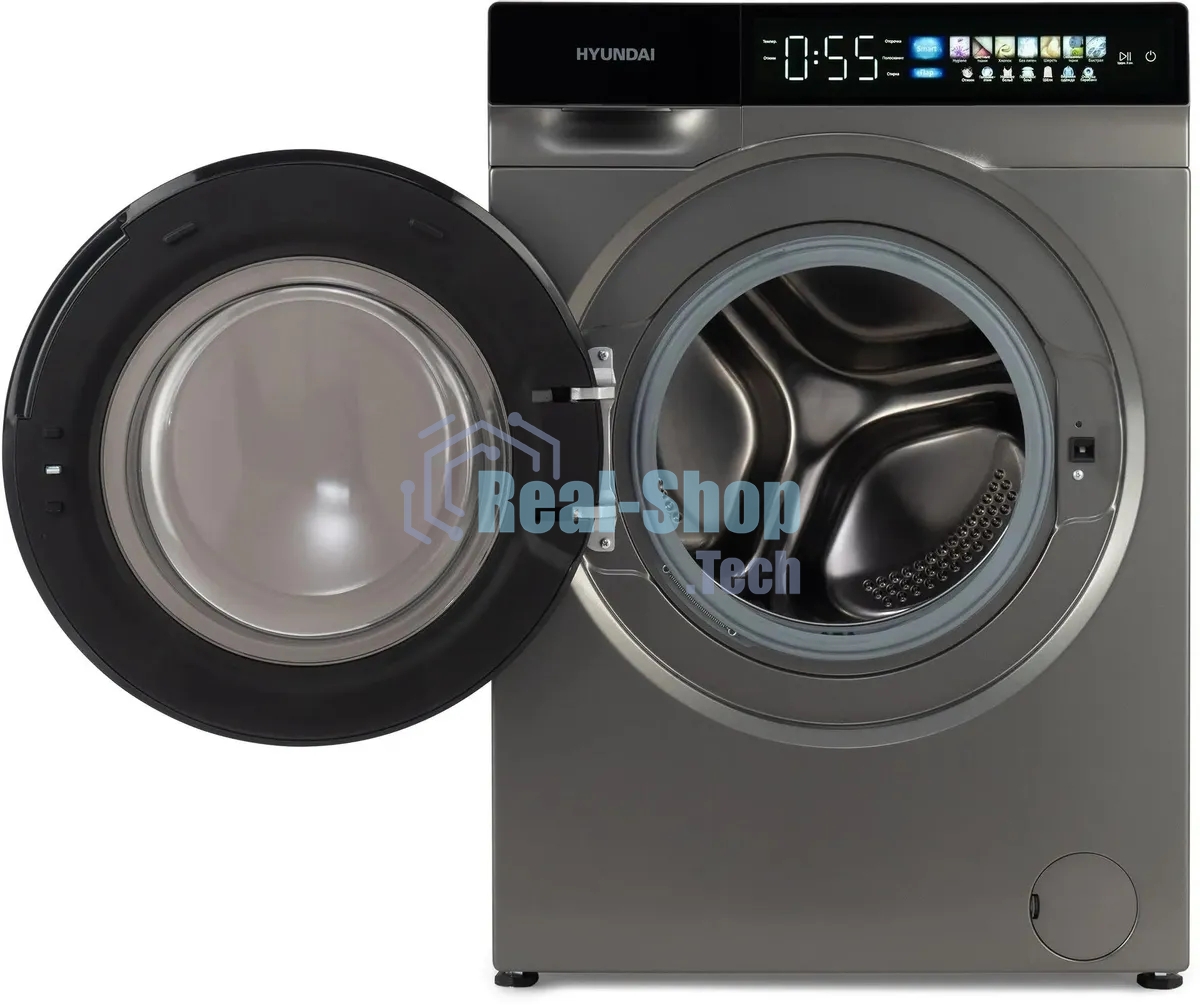 Стиральная машина Hyundai WFE9230 Dark Gray серый, загр. фронтальная макс.: 10 кг 1200 об/мин класс: А+++
