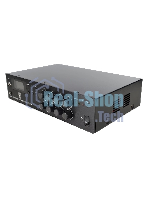 Микшер-усилитель Intrend ITMXAMP-120MT MP3, FM тюнер, USB, Bluetooth, 2хMic/3хLine входы, 1хLine выход,120 Вт, 4/8Ом/100V, IR-пульт в комплекте