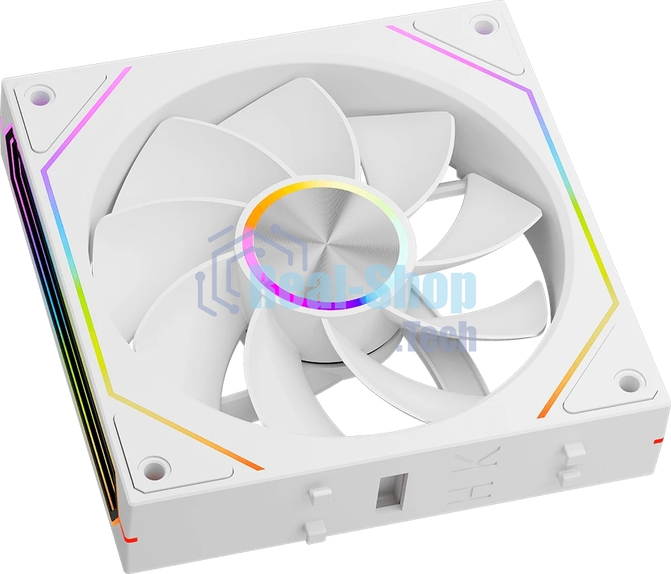 Вентилятор для корпуса PcCooler F3 X120 WH ARGb 120х120x25 белый 4-pin (F3X120-WHAC112-GL) Ret