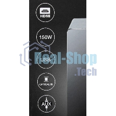 Микросистема Hyundai H-HA640 черный 150Вт FM USB BT SD/MMC/MS