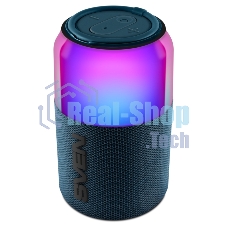 Колонка портативная SVEN PS-130 blue (10 Вт, USB, Bluetooth, питание от USB/аккумулятора)