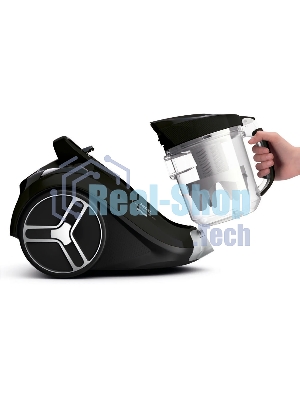 Пылесос Tefal TW4855EA черный, 550 Вт, уборка сухая, пылесборник контейнер 2.5 л