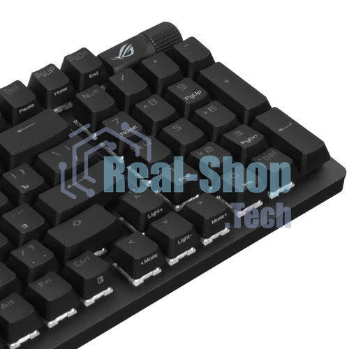 Клавиатура ASUS Strix Scope II 96 гибридная, Bluetooth, радиоканал, чёрный