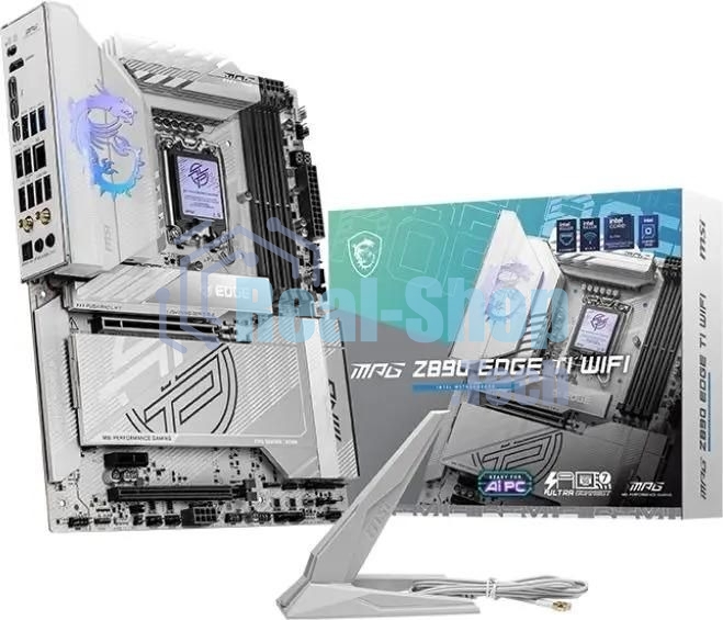 Материнская плата MSI MPG Z890I EDGE TI WIFI, LGA 1851, Intel Z890, 2xDDR5, 2xSATA, 4xM.2, 1xPCIe 5.0 x16, 1xHDMI, 2xThunderbolt 4, 1xUSB-C, 1x 5Gb LAN, 7xUSB-A 10Gbps, 2xUSB-A 5Gbps, 1xUSB-C 20Gbps, 7.1, 2x3.5 мм, TOSLINK, Mini-ITX