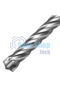 Бур по бетону Denzel цельная крестовая пластина, 12x315 мм, SDS PLUS