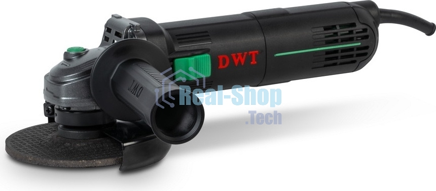Угловая шлифовальная машина DWT WSP07-125 Q /750 Вт/до 11 000 об.в мин/125 мм/морозостойкий кабель/черный (WSP07-125 Q)