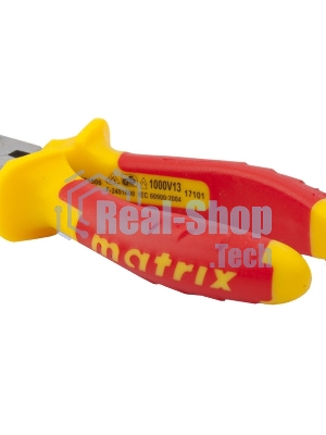Длинногубцы Matrix прямые Insulated 17101 160 мм, двухкомпонентные рукоятки PROFESSIONAL