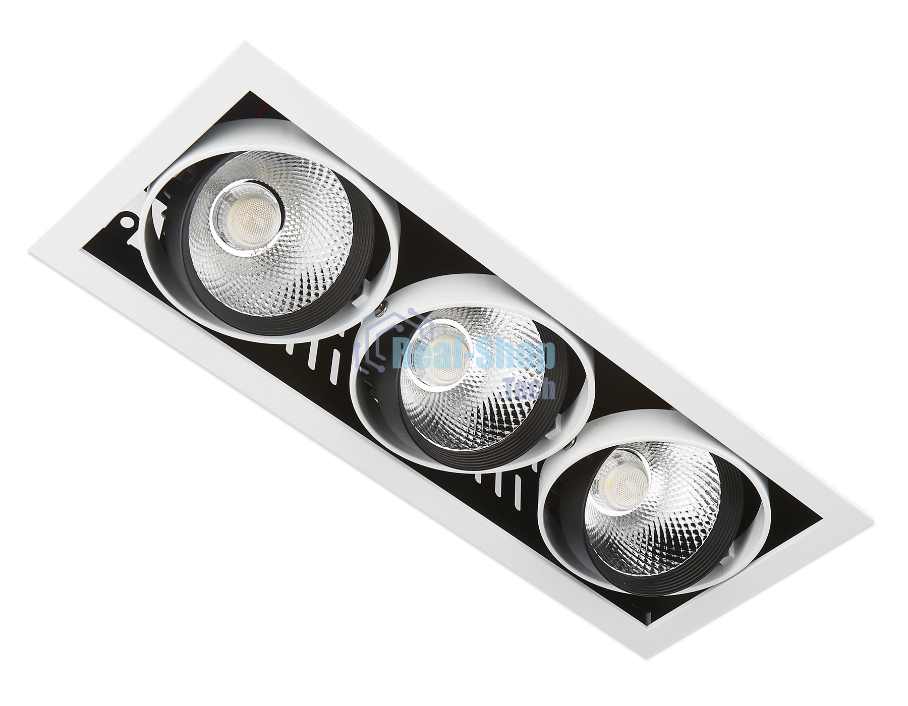 Корпус светильника T813 BK/CH 3*12W 4200K