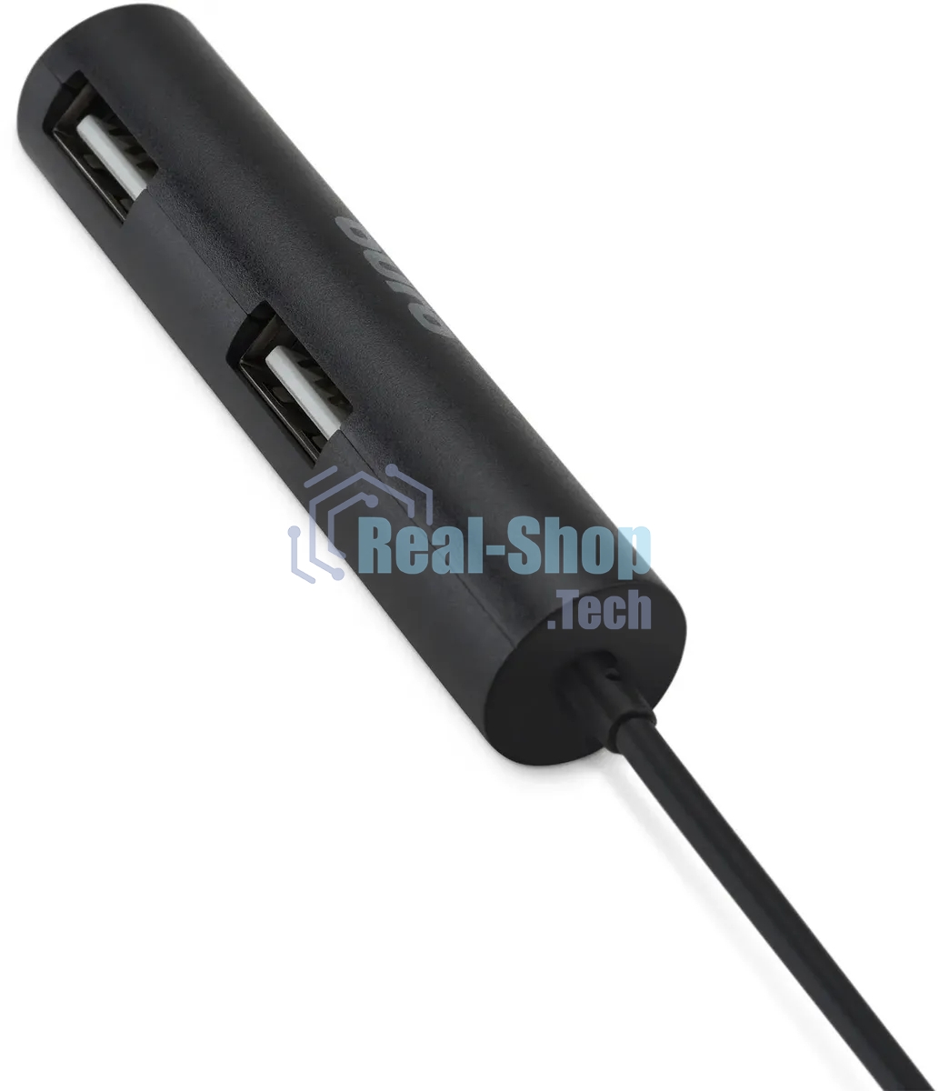 Разветвитель USB 2.0 Buro BU-HUB4-0.5R-U2.0 4порт. черный