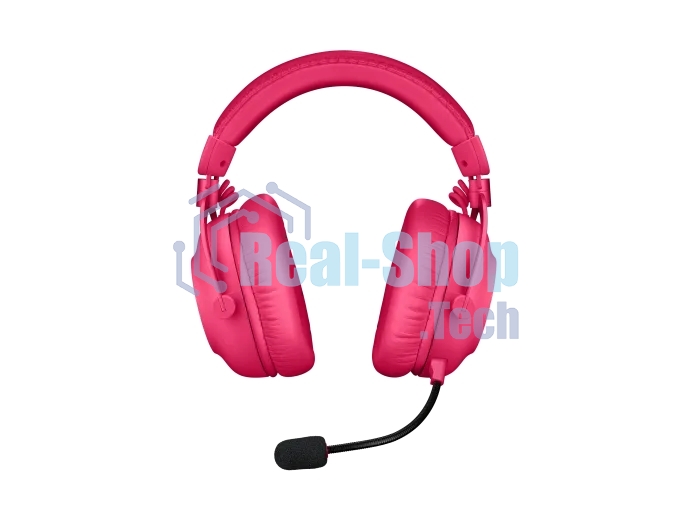 Гарнитура беспроводная/проводная игровая Logitech G Pro X 2 Wireless, розовый 981-001275
