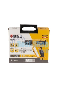 Фен технический Denzel HG-2000E, 2000 Вт, 2 режима, LCD дисплей