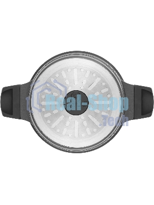 Кастрюля Rondell Walzer RDA-766, 4.7 л, 24 см, с крышкой, черный